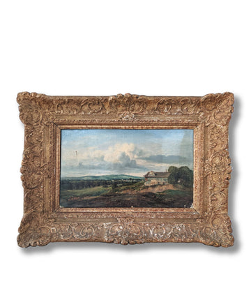 antique french landscape painting