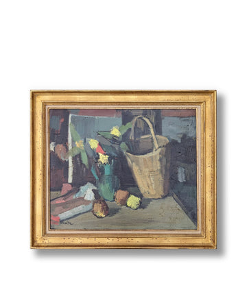 modern french still life oil painting